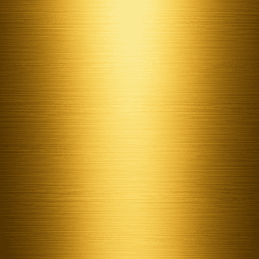 Сатиновая латунная поверхность с мягким золотистым светом